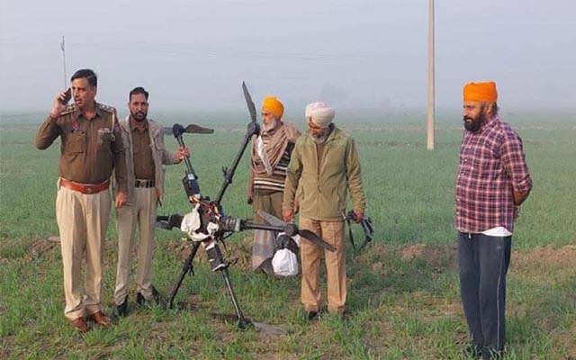 पंजाब: तरन तारन में भारत-पाकिस्तान सीमा पर ड्रोन हुआ बरामद